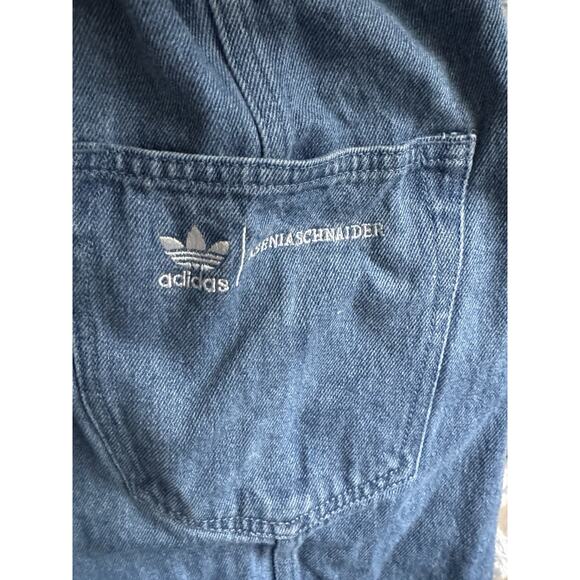 Adidas x KSENIASCHNAIDER Fringe Denim Joggers – Women’s - Picture 7 of 8